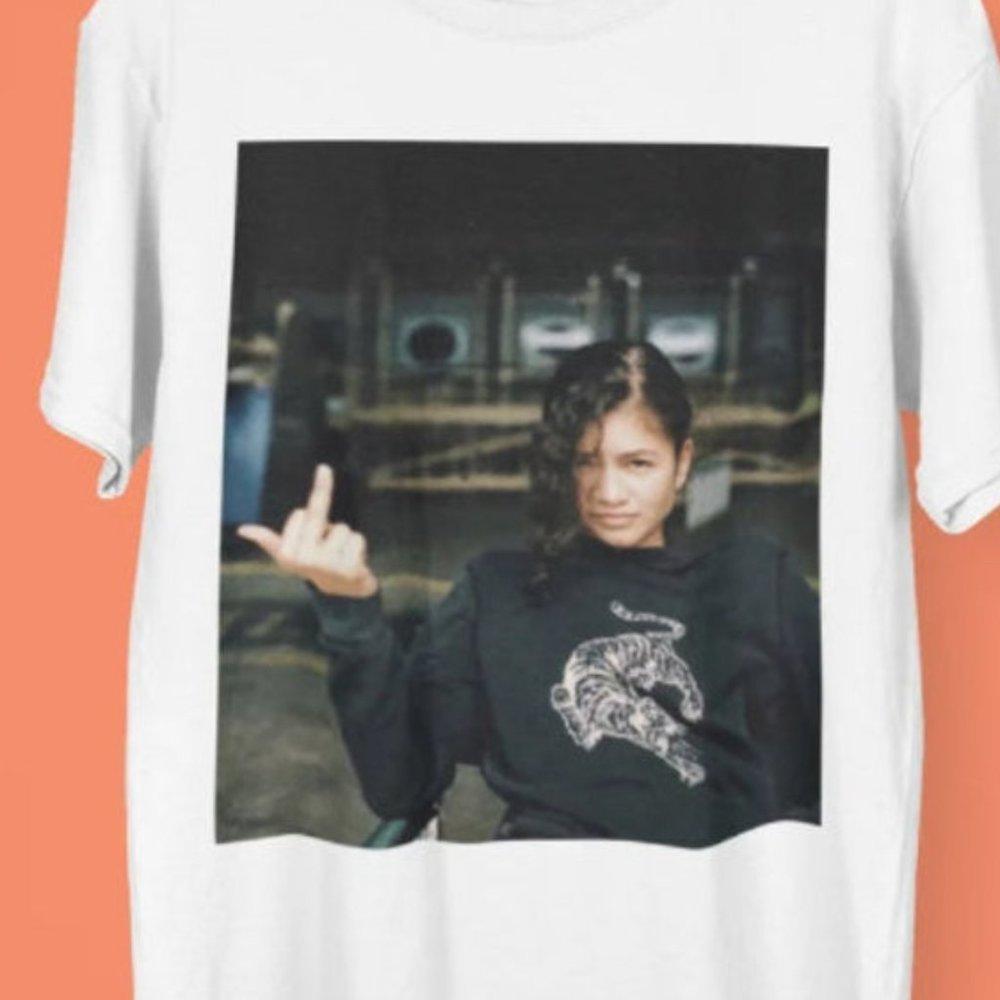 Zendaya Euphoria Middle Finger Tshirt, Rue Bennett Euphoria Unisex T-Shirts